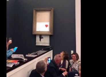 Banksy confiesa que quería destrozar su obra entera y falló