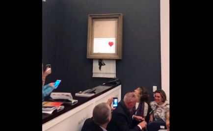 Banksy confiesa que quería destrozar su obra entera y falló