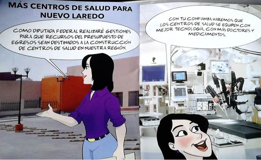 La candidata del PRI, Yahleel Abdalá, será la protagonista de una historieta que tiene como objetivo llegar a mayor población. Foto: Roberto Aguilar Grimaldo /EL UNIVERSAL