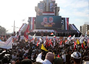 Miles en Irak abuchean a EU a un año de la muerte de Qasem Soleimani