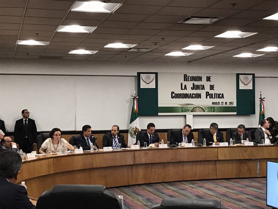 García Cabeza de Vaca se reunió con integrantes de la Junta de Coordinación Política de San Lázaro. /Especial