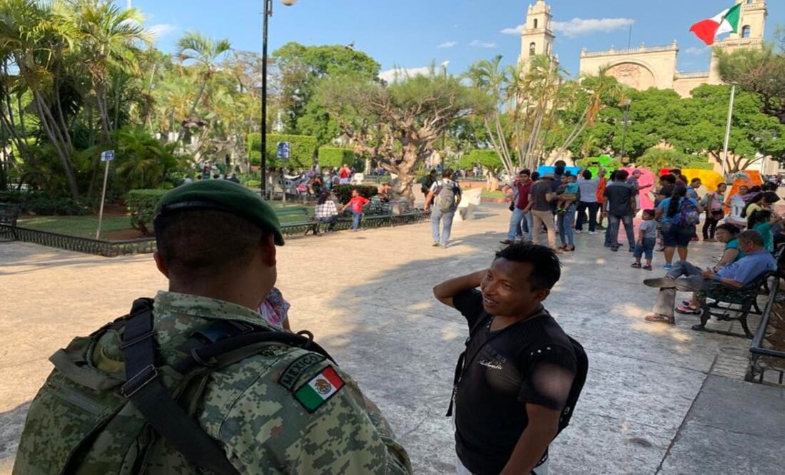 Foto: Especial / Elementos de la Guardia Nacional ya están presentes en varios municipios de Yucatán