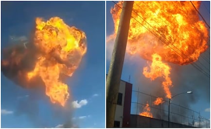 Así fue la explosión en la fábrica de alcohol en Eje 2 Norte y Naranjo