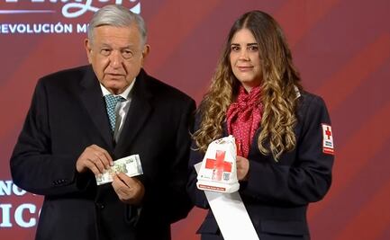 AMLO llama a los mexicanos a donar en la Colecta Nacional de Cruz Roja Mexicana