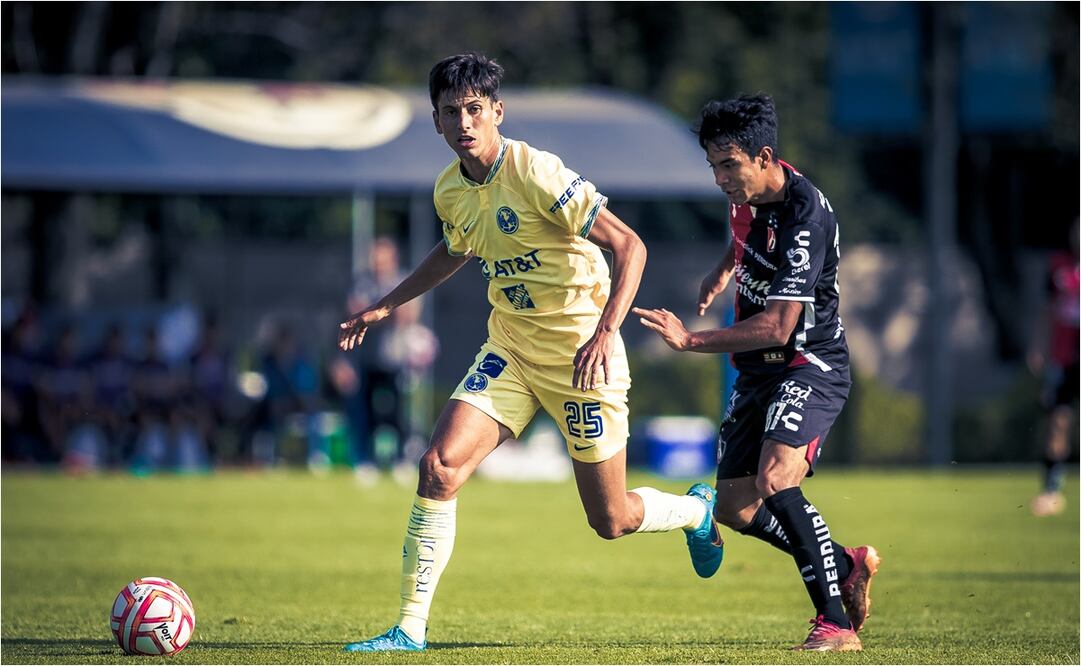 Jürgen Damm debuta en el Apertura 2022 con la Sub-20 de América / FOTO: Twitter: @America_FB