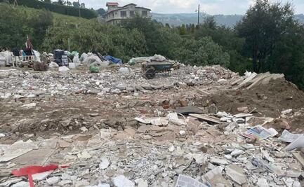 Autoridades ambientales detectan más de 30 tiraderos clandestinos de cascajo en Naucalpan