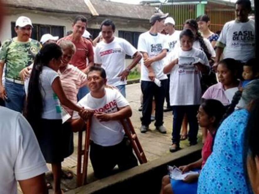 "Puedo gobernar sin piernas", dice alcalde electo en Chiapas