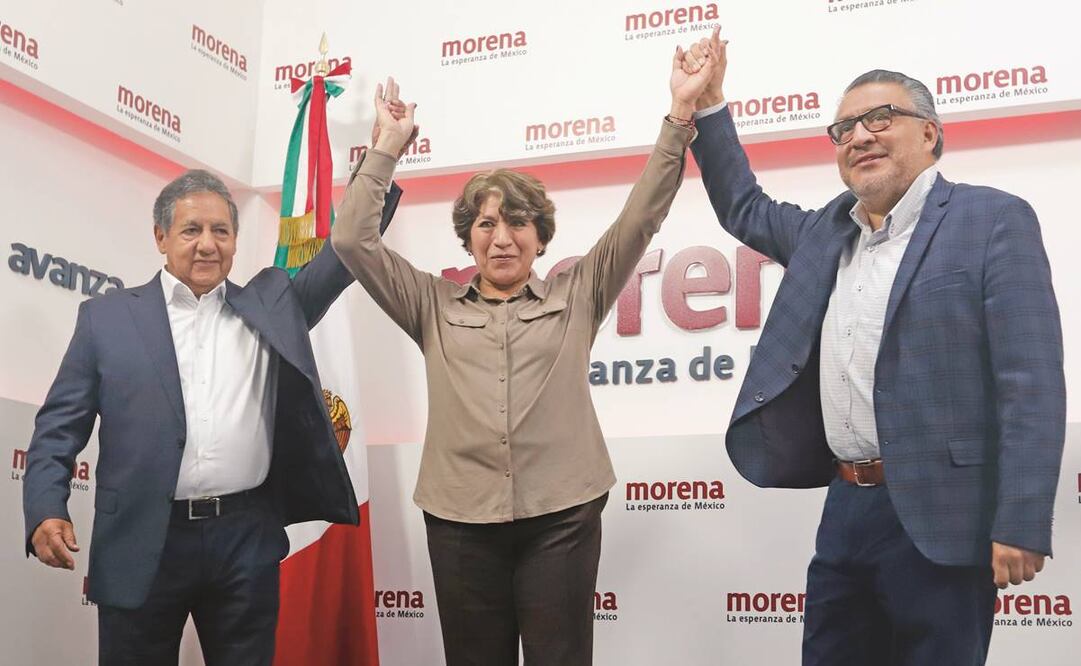 Delfina Gómez fue anunciada como candidata de Morena al Estado de México. Foto: Especial