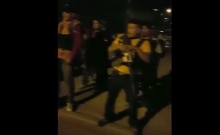 Supuestos narcos rezan salmo previo a enfrentamiento