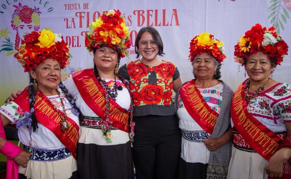 Circe Camacho anuncia concurso La Flor más Bella del Ejido en Xochimilco; espera 1.5 millones de visitantes.
Foto: Santiago Reyes.