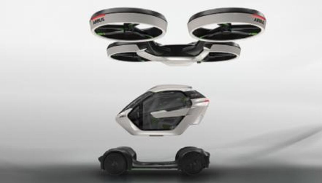 Pop Up Next: dron autónomo de coches y personas