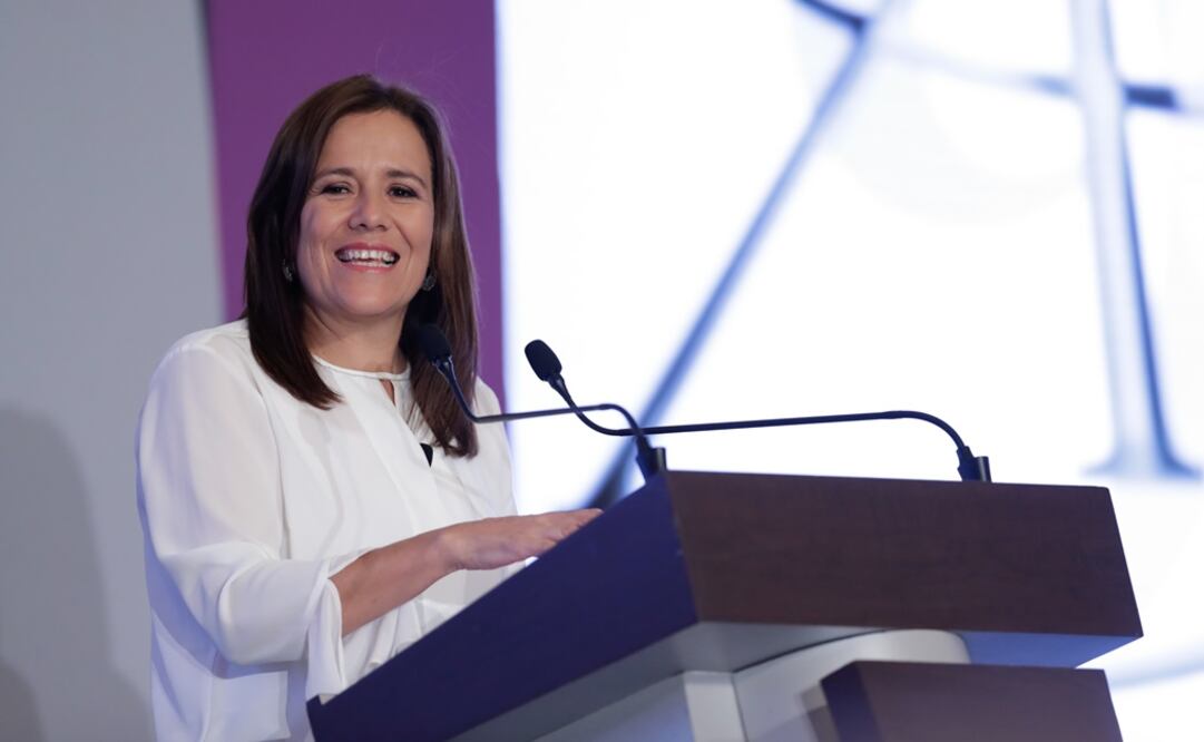 Margarita Zavala participó en la edición 81 de la Convención Bancaria. /Iván Stephens - EL UNIVERSAL