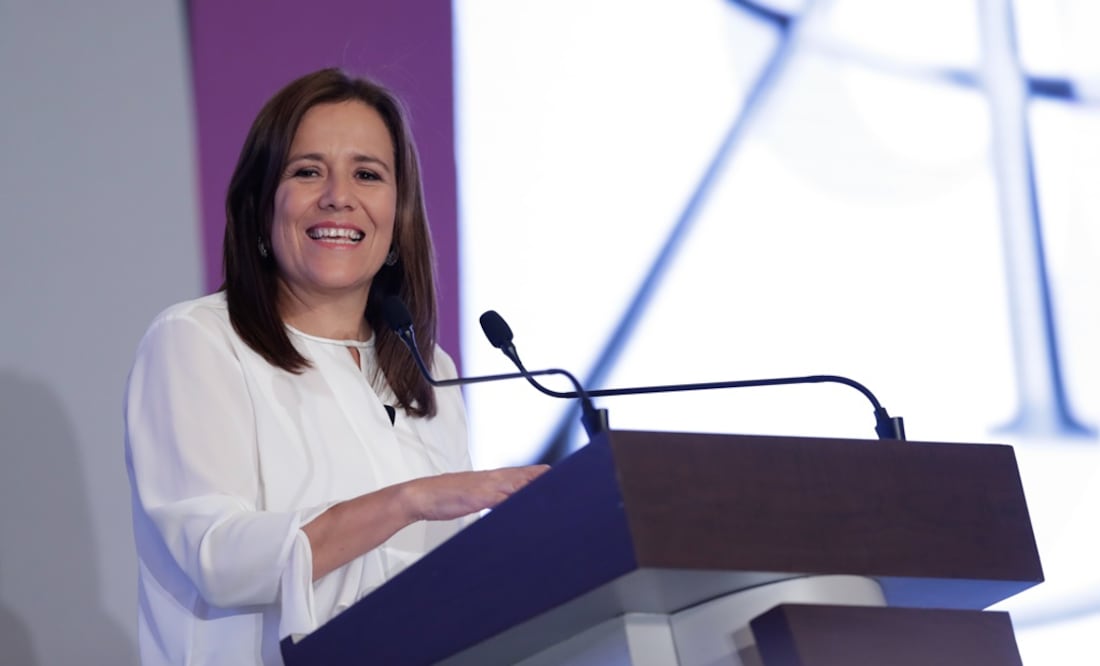 Margarita Zavala participó en la edición 81 de la Convención Bancaria. /Iván Stephens - EL UNIVERSAL