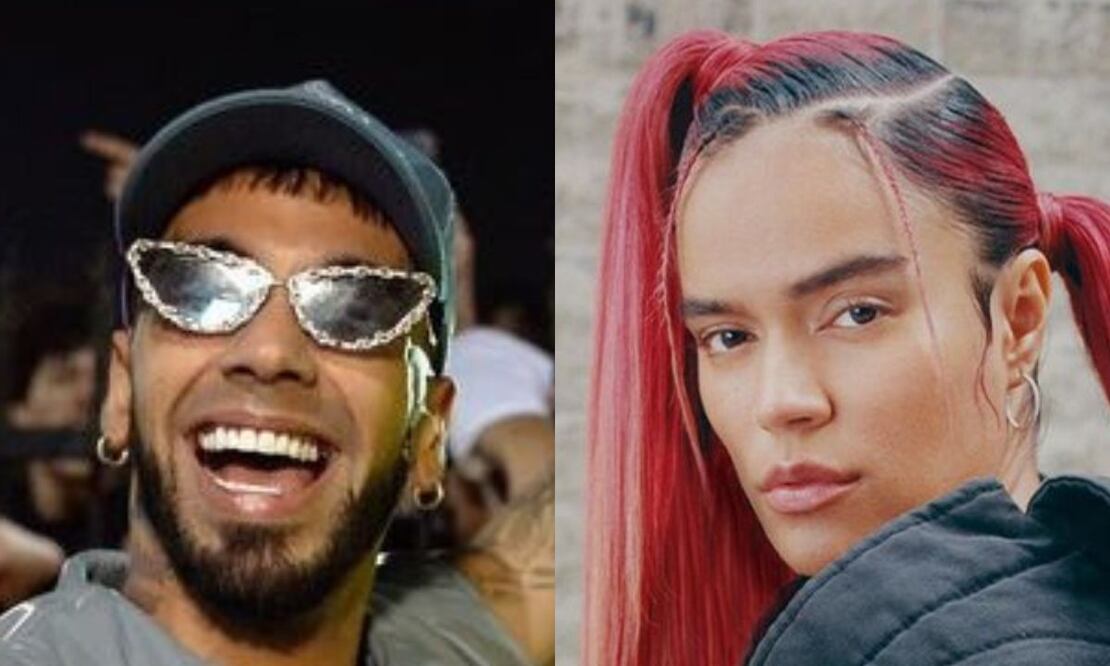 Anuel y Karol G. Fuente: producción Universal