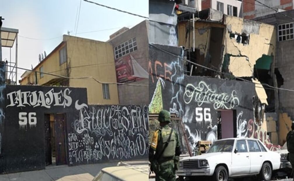 Así era la vecindad en la colonia Morelos antes de la explosión y así quedó