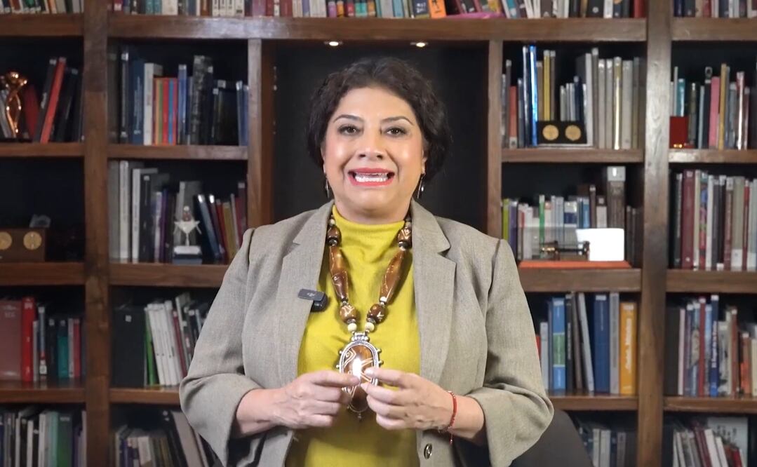 Clara Brugada anunció que para Mundial 2026 se instalarán sistemas de orientación turística. Foto: Captura de pantalla