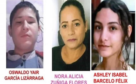Buscan a mujer y dos adolescentes desaparecidos en Sinaloa