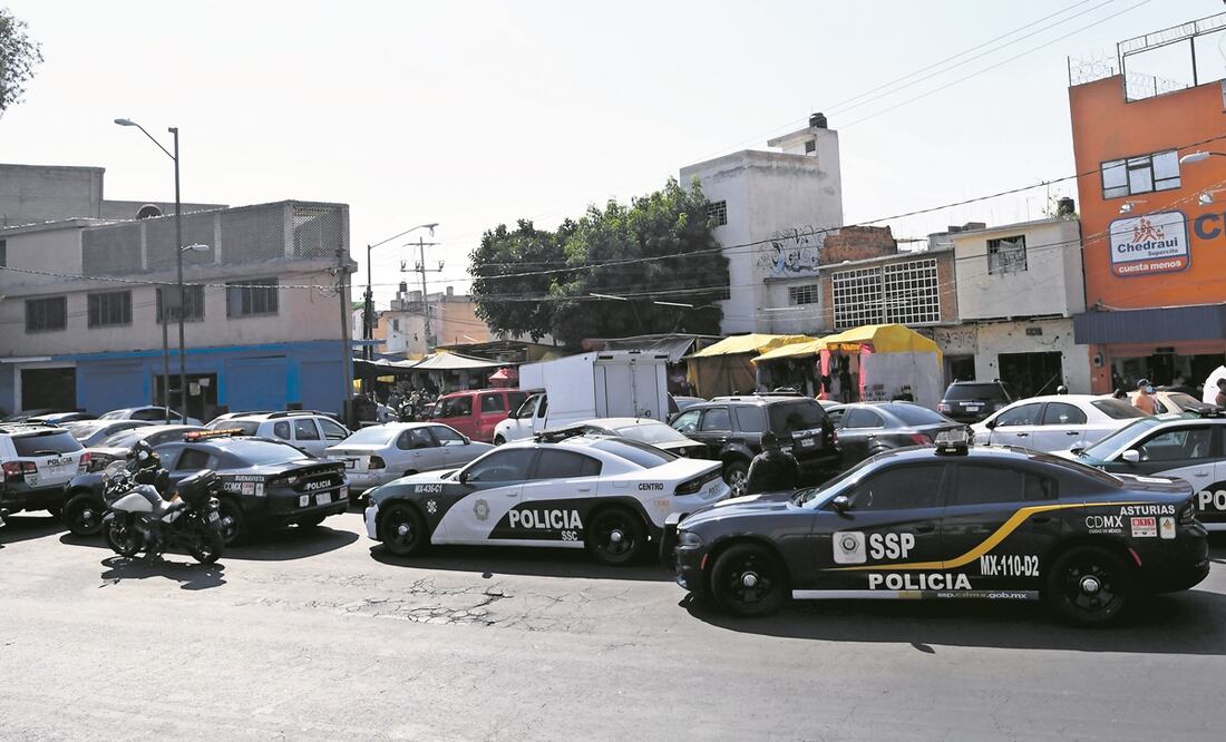 Ante los constantes golpes de la policía, La Unión Tepito está debilitada. Foto: ARCHIVO EL UNIVERSAL