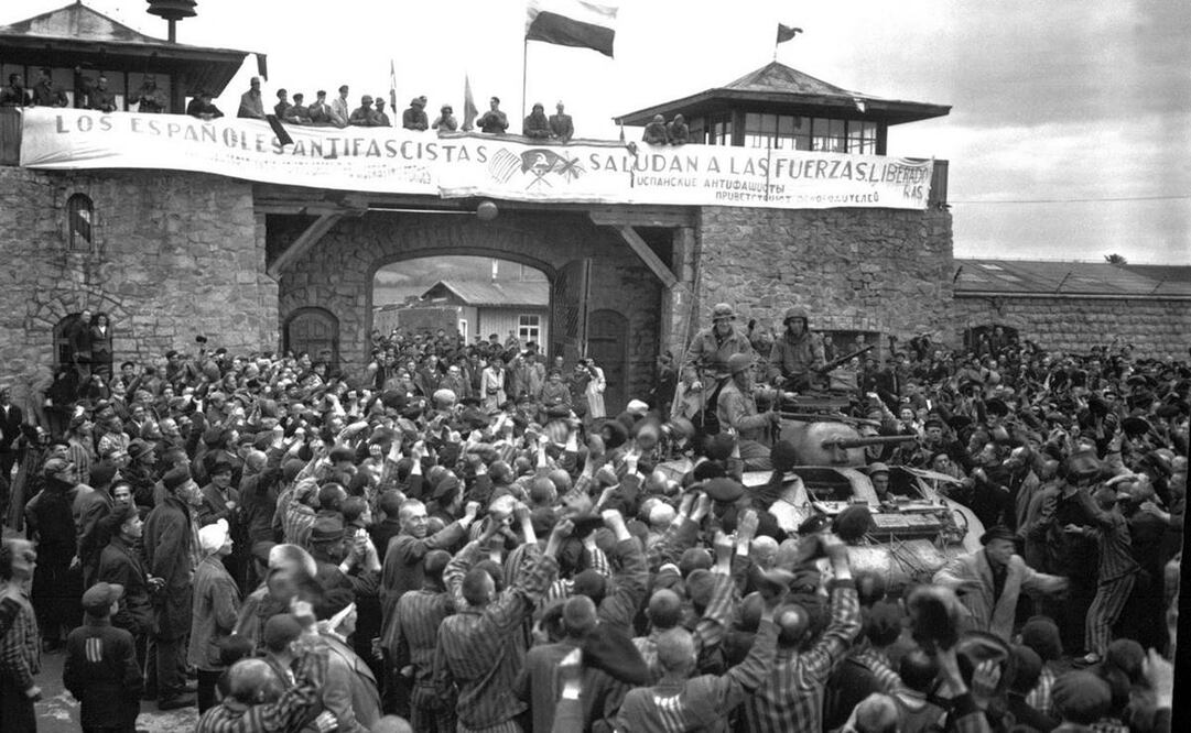 Liberación del campo de concentración Mauthausen Foto: dominio público