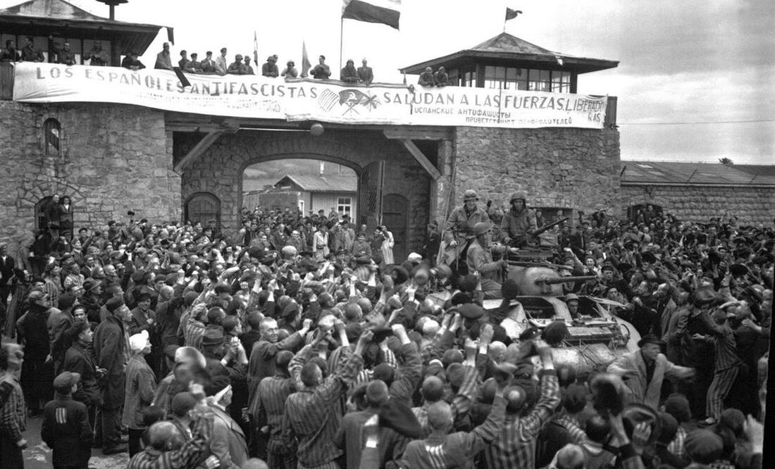 Liberación del campo de concentración Mauthausen Foto: dominio público