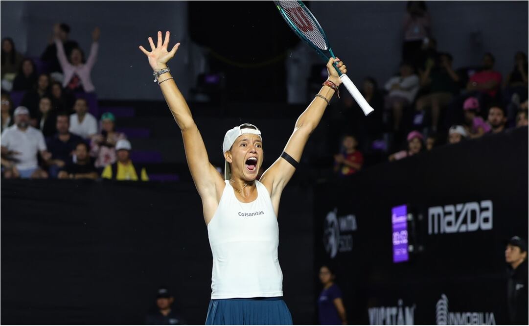 FOTO: Emiliana Arango es finalista del Mérida Open AKRON 2025; enfrentará a Emma Navarro