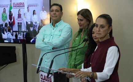 Sheinbaum defiende candidatura al Senado de Eugenio Hernández, exgobernador priista de Tamaulipas