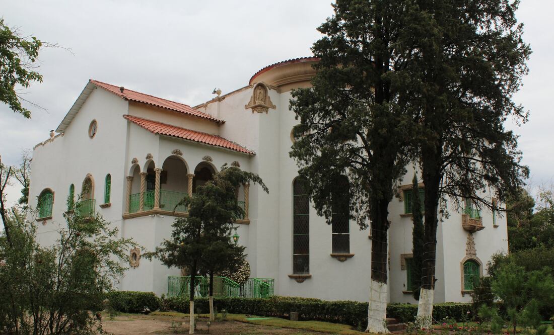 Vista de la que fuera la casa del cantante y compositor mexicano Alberto Aguilera, conocido como Juan Gabriel, donde serán depositadas sus cenizas, en Ciudad Juárez (Xinhua)