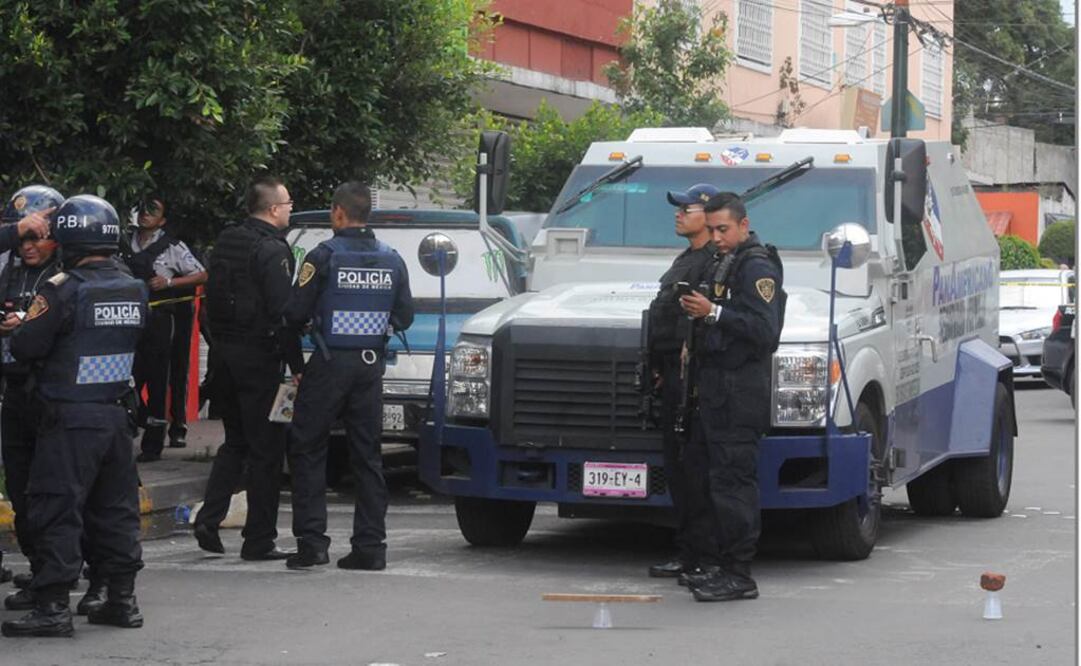 A balazos, frustran asalto a camioneta de valores