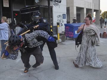 Estos son los videos de la redada contra migrantes en Los Ángeles, California; manifestantes resisten con bloqueos