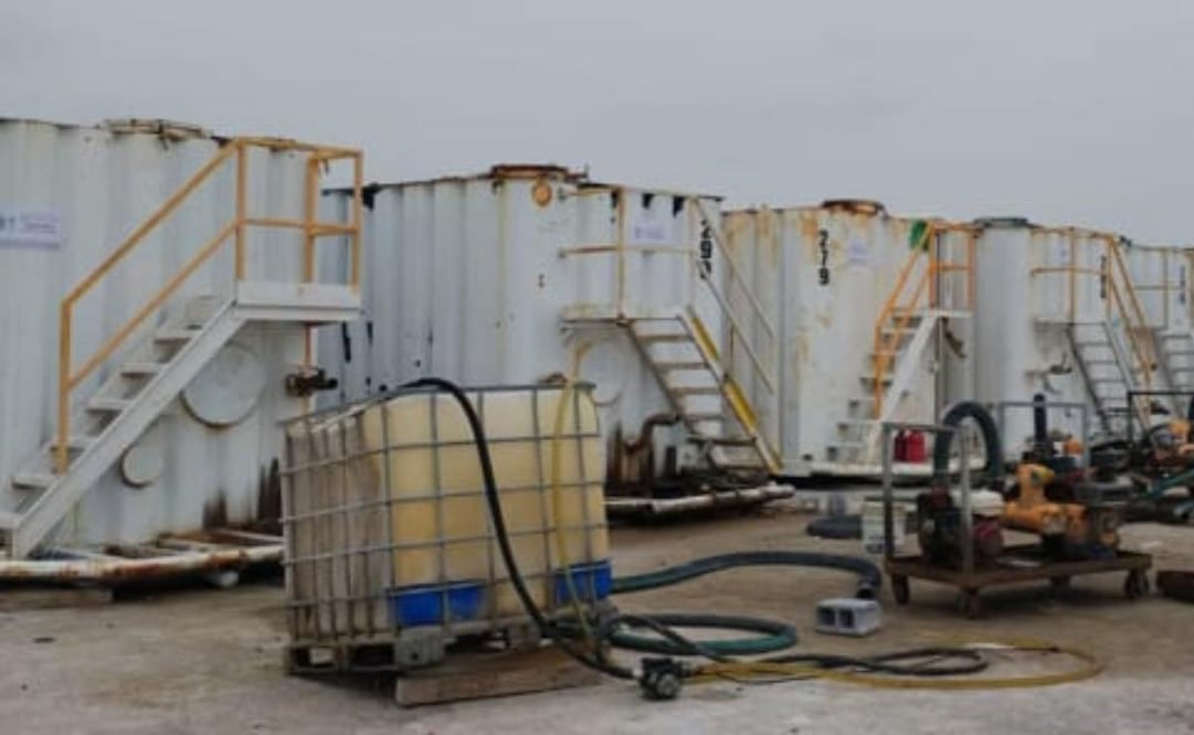 Un inmueble tipo industrial en la ciudad de Matamoros, Tamaulipas, fue asegurado. Foto: Especial