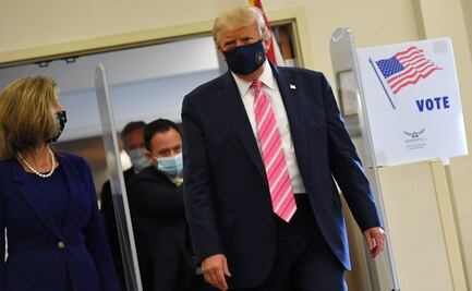 Donald Trump vota por anticipado en Florida