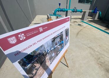Sacmex repone pozo en la colonia Doctores para suministrar agua potable a 26 mil habitantes