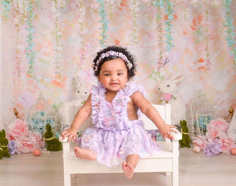 Gianella Gazmey, la hija que Anuel AA (Fuente Instagram @meli__valle)