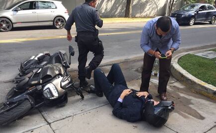 Filtran imagen del accidente de Jorge Vergara