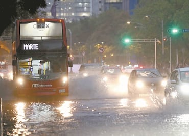 Reportan lluvias con actividad eléctrica en la CDMX