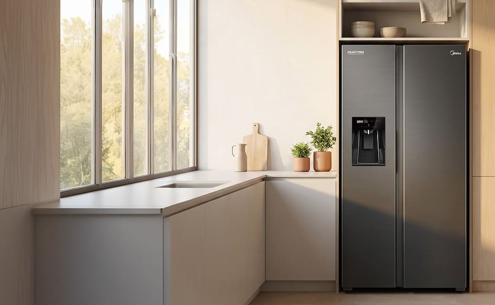 Elegir el refrigerador correcto facilita el diseño de la cocina. Foto: Cortesía
