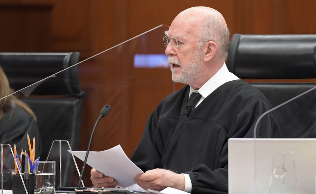 Ministro en retiro Juan Luis González Alcántara Carrancá en una fotografía de archivo, durante sesión del pleno de la antigua Suprema Corte. Foto: Cuartoscuro
