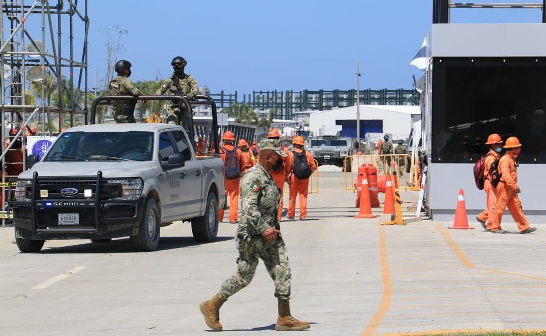 La Guardia Nacional informó que "al momento, no participa en ninguna diligencia relacionada con la Refinería Dos Bocas en Tabasco". Foto: Captura de video
