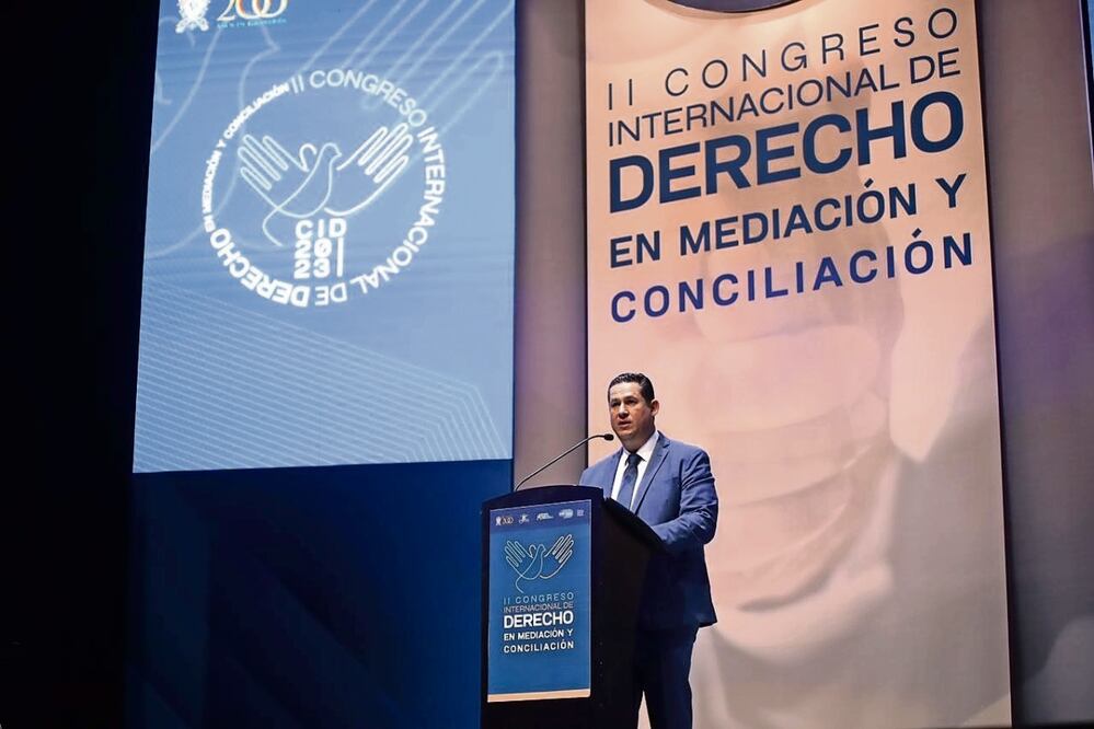 Según el mandatario, la mediación y conciliación han permitido descongestionar el sistema judicial y promover soluciones más rápidas.