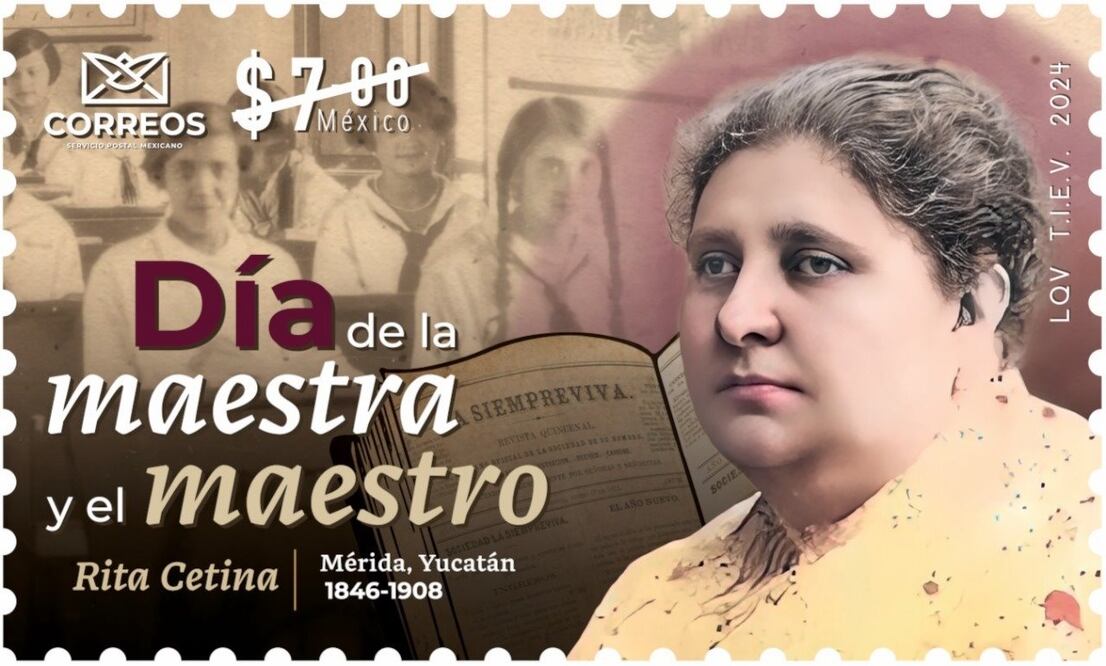 La Lotería Nacional y el Servicio Postal Mexicano rindieron homenaje a las y los docentes de México con la cancelación de un timbre postal y la develación del billete conmemorativo. Foto: Especial