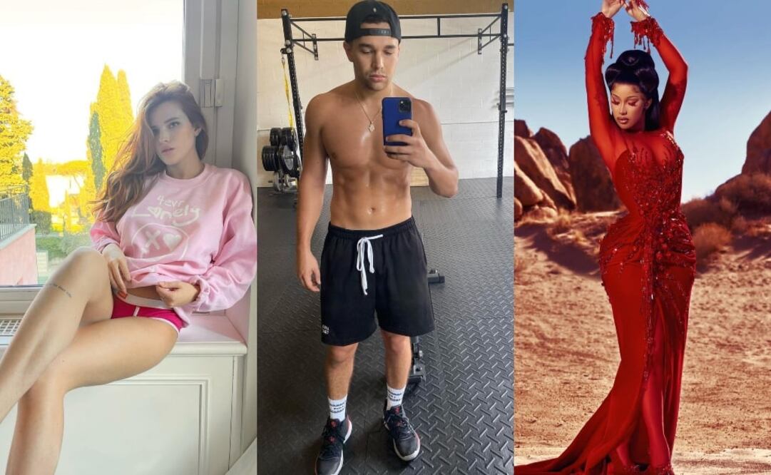 ¿Abrirías una cuenta de OnlyFans? / Fotos: Instagram @bellathorne | @iamcardib | @austinmahone