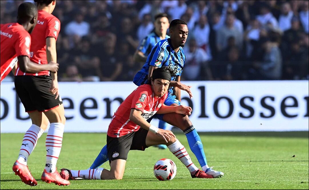 ERICK GUTIÉRREZ ANOTÓ GOL EN LA FINAL DE LA COPA DE HOLANDA - FOTO: EFE