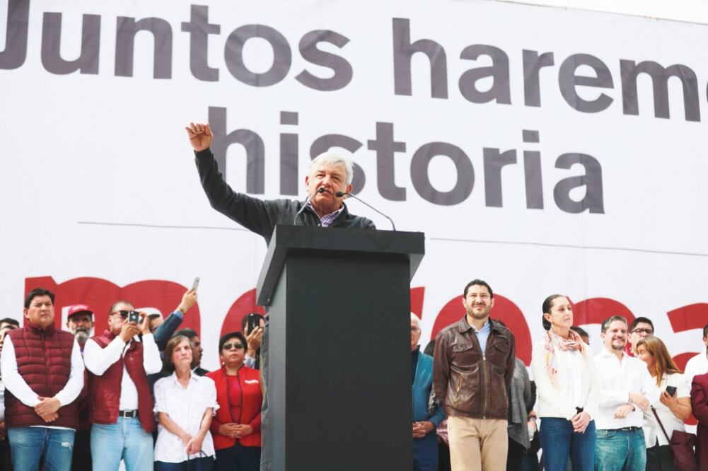 En su cuarto día de precampaña, Andrés Manuel López Obrador indicó que los que quieran readaptarse deben tener opciones y alternativas para ser personas de bien. (IRVIN OLIVARES. EL UNIVERSAL)