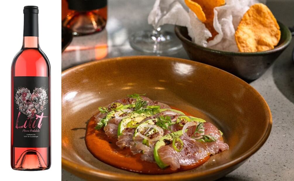 Andrea Lizárraga en Cantina Palacio. Foto: Instagram / especial