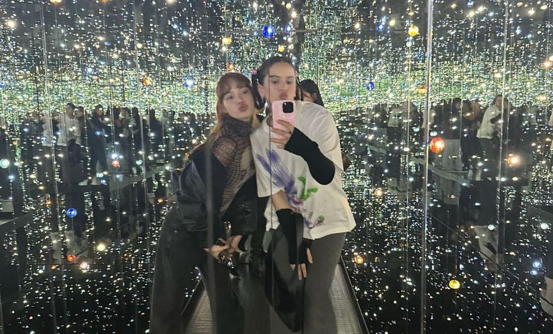 Rosalía y Lisa. Fuente: Instagram @rosalia.vt