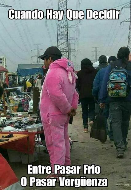 Memes por el frente frío. Foto: Redes sociales