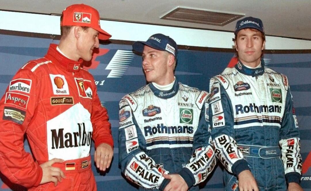Schumacher, Villeneuve y Frentzen registraron el mismo tiempo en la qualy del GP de Europa 1997. | Fotos: www.formula1.com