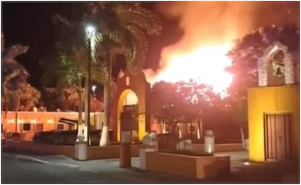 Incendio destruye restaurante típico en Izamal, Yucatán
