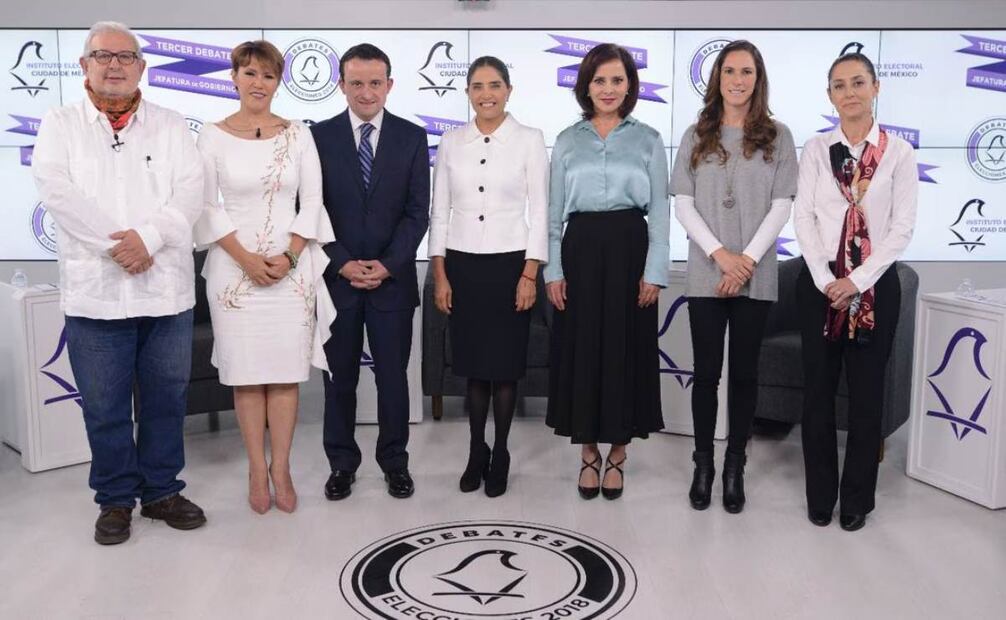 Candidatos por la jefatura de gobierno en 2018. Foto: Archivo