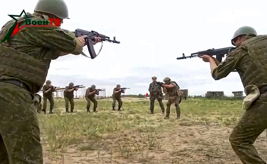 El grupo dijo que era el tercer convoy de Wagner que ingresaba al país desde la semana pasada. Foto: AP